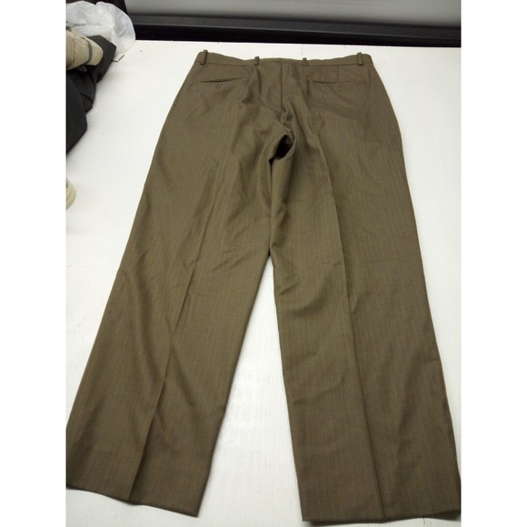 Jacques Bellini Suit Size 42 wool blend Light Brown Pants Size - Picture 6 of 9